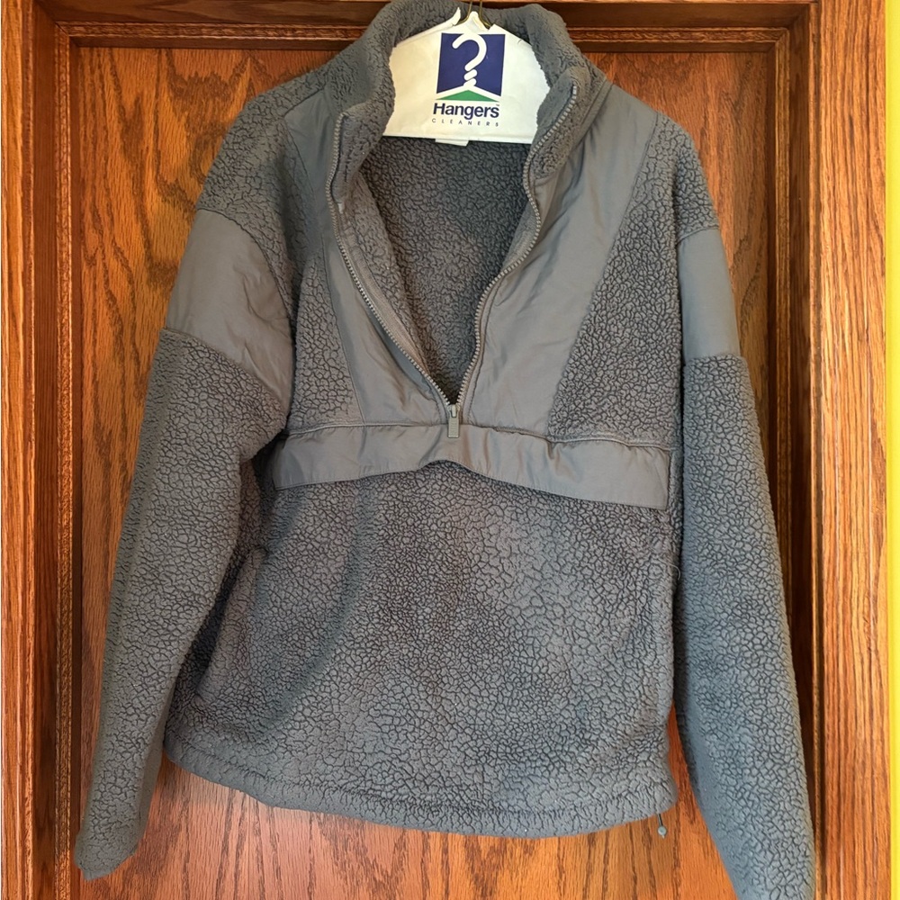 PINK Victoria's Secret Charcoal Teddy Jacket